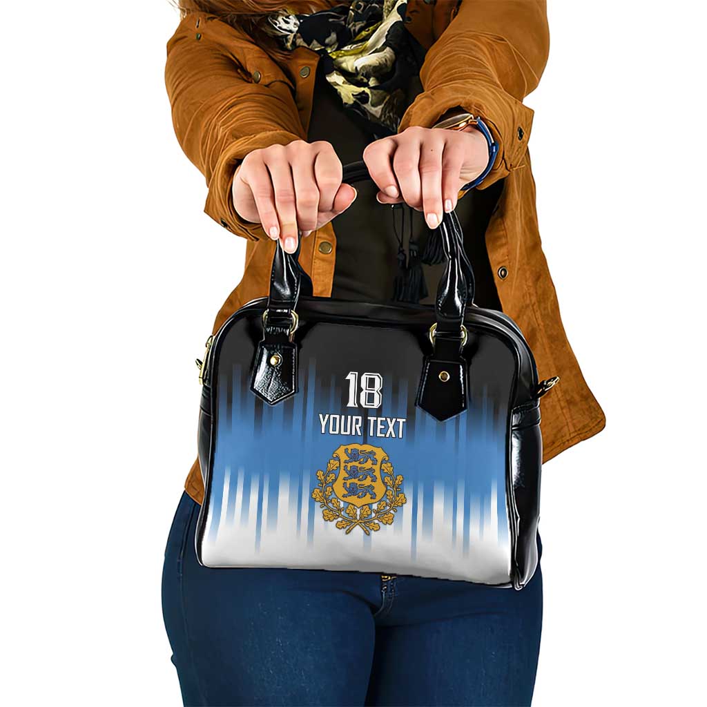Custom Estonia Football Shoulder Handbag Come On Kalevipojad
