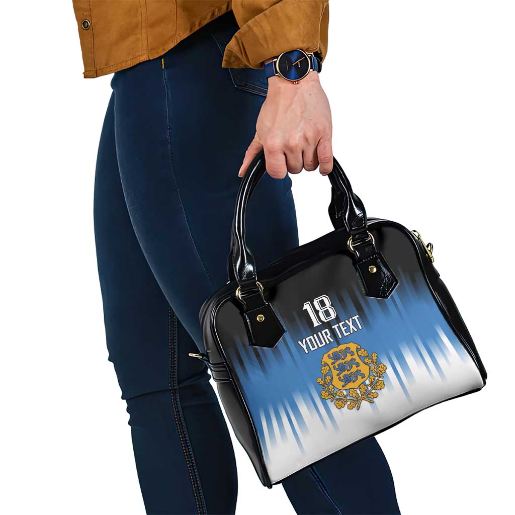 Custom Estonia Football Shoulder Handbag Come On Kalevipojad