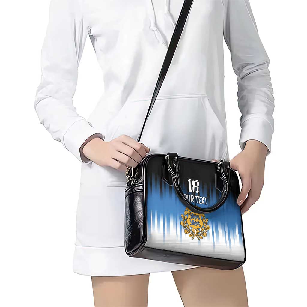 Custom Estonia Football Shoulder Handbag Come On Kalevipojad