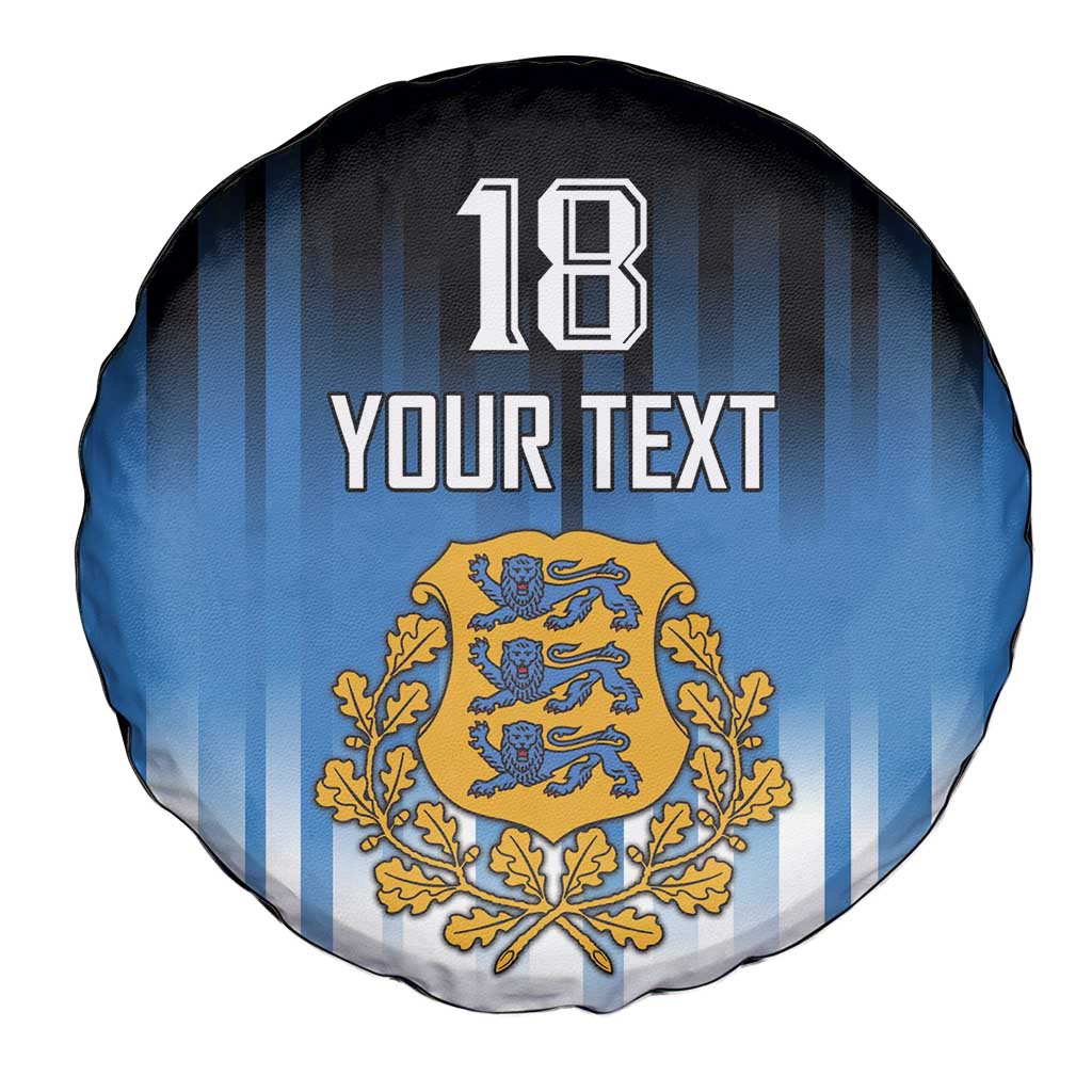 Custom Estonia Football Spare Tire Cover Come On Kalevipojad