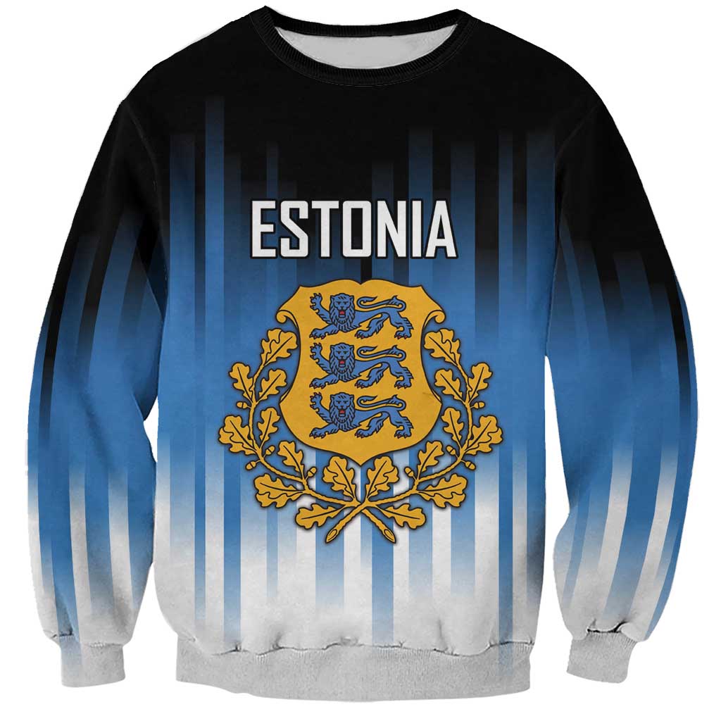 Custom Estonia Football Sweatshirt Come On Kalevipojad