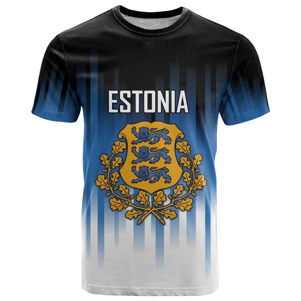 Custom Estonia Football T Shirt Come On Kalevipojad