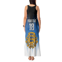 Custom Estonia Football Tank Maxi Dress Come On Kalevipojad