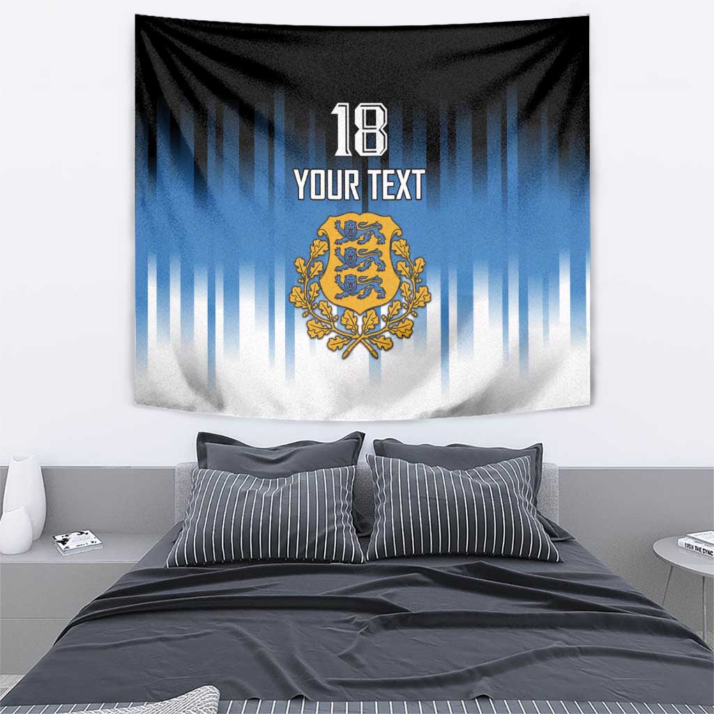 Custom Estonia Football Tapestry Come On Kalevipojad