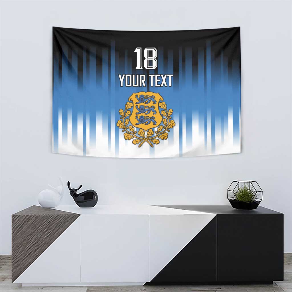 Custom Estonia Football Tapestry Come On Kalevipojad