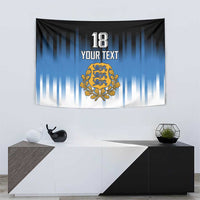 Custom Estonia Football Tapestry Come On Kalevipojad