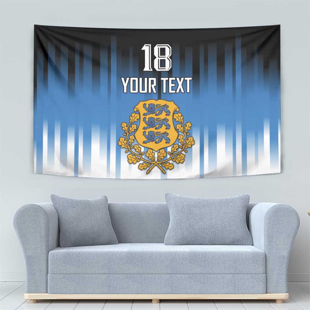 Custom Estonia Football Tapestry Come On Kalevipojad