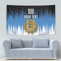 Custom Estonia Football Tapestry Come On Kalevipojad