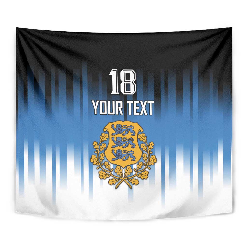 Custom Estonia Football Tapestry Come On Kalevipojad