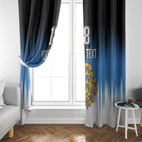 Custom Estonia Football Window Curtain Come On Kalevipojad