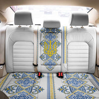 Vyshyvanka Day Back Car Seat Cover Ukrainian Folk Traditions Pattern White Version