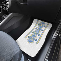 Vyshyvanka Day Car Mats Ukrainian Folk Traditions Pattern White Version