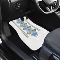 Vyshyvanka Day Car Mats Ukrainian Folk Traditions Pattern White Version