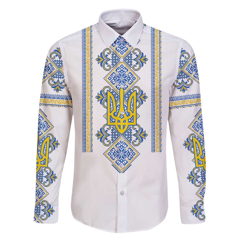 Vyshyvanka Day Family Matching Puletasi and Hawaiian Shirt Ukrainian Folk Traditions Pattern White Version