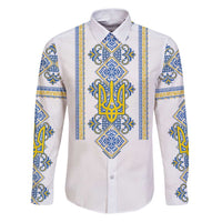 Vyshyvanka Day Family Matching Puletasi and Hawaiian Shirt Ukrainian Folk Traditions Pattern White Version