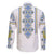 Vyshyvanka Day Family Matching Summer Maxi Dress and Hawaiian Shirt Ukrainian Folk Traditions Pattern White Version