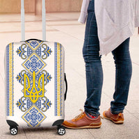 Vyshyvanka Day Luggage Cover Ukrainian Folk Traditions Pattern White Version