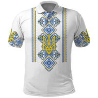 Vyshyvanka Day Polo Shirt Ukrainian Folk Traditions Pattern White Version