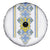 Vyshyvanka Day Spare Tire Cover Ukrainian Folk Traditions Pattern White Version