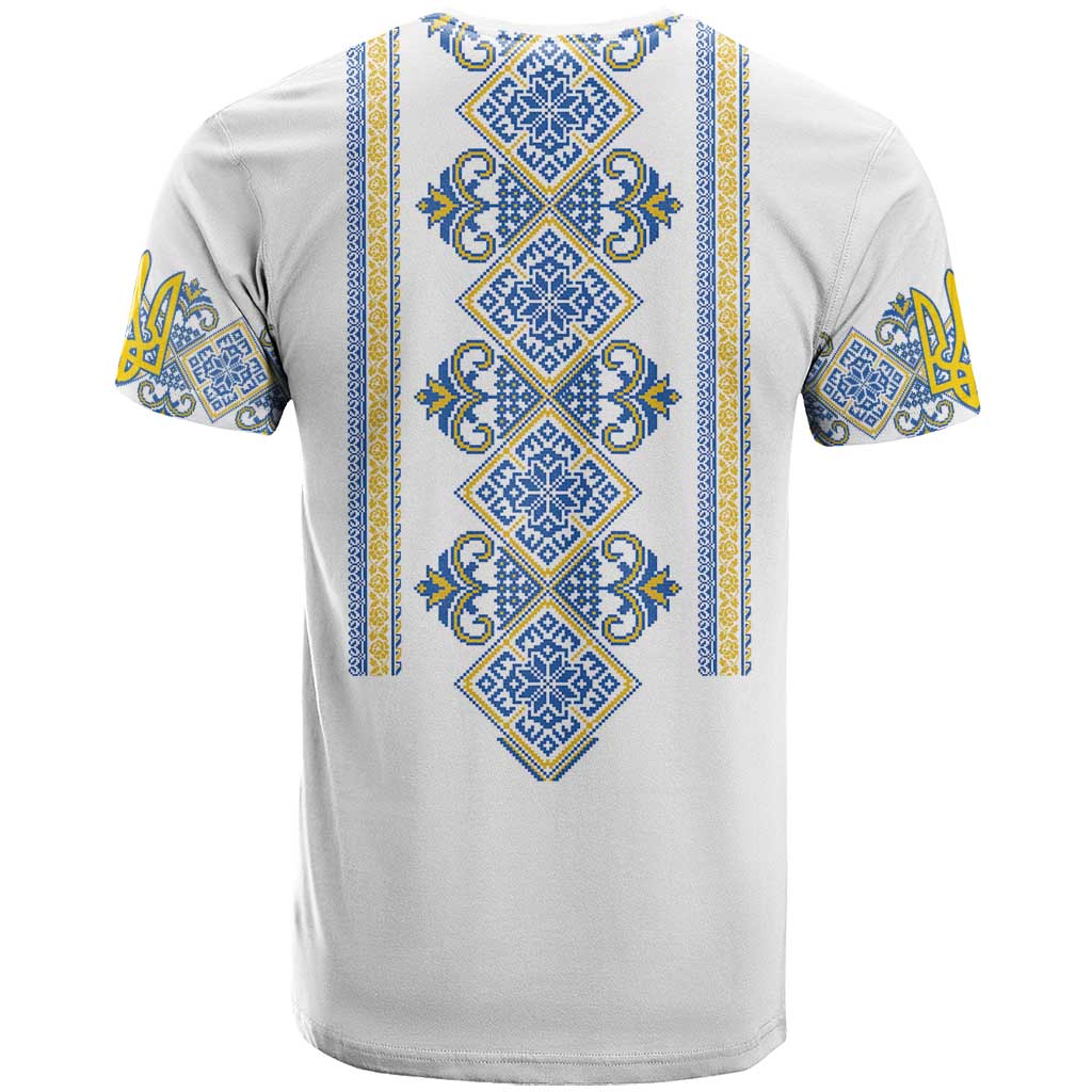Vyshyvanka Day T Shirt Ukrainian Folk Traditions Pattern White Version