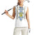 Vyshyvanka Day Women Sleeveless Polo Shirt Ukrainian Folk Traditions Pattern White Version