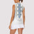 Vyshyvanka Day Women Sleeveless Polo Shirt Ukrainian Folk Traditions Pattern White Version