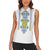 Vyshyvanka Day Women Sleeveless Polo Shirt Ukrainian Folk Traditions Pattern White Version