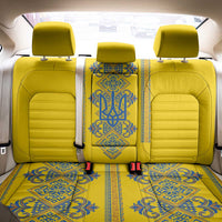 Vyshyvanka Day Back Car Seat Cover Ukrainian Folk Traditions Pattern Yellow Version