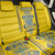 Vyshyvanka Day Back Car Seat Cover Ukrainian Folk Traditions Pattern Yellow Version