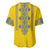 Vyshyvanka Day Baseball Jersey Ukrainian Folk Traditions Pattern Yellow Version
