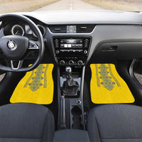 Vyshyvanka Day Car Mats Ukrainian Folk Traditions Pattern Yellow Version