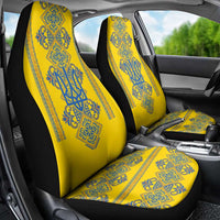 Vyshyvanka Day Car Seat Cover Ukrainian Folk Traditions Pattern Yellow Version