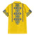 Vyshyvanka Day Family Matching Summer Maxi Dress and Hawaiian Shirt Ukrainian Folk Traditions Pattern Yellow Version