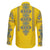 Vyshyvanka Day Family Matching Summer Maxi Dress and Hawaiian Shirt Ukrainian Folk Traditions Pattern Yellow Version