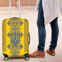 Vyshyvanka Day Luggage Cover Ukrainian Folk Traditions Pattern Yellow Version
