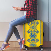 Vyshyvanka Day Luggage Cover Ukrainian Folk Traditions Pattern Yellow Version