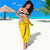 Vyshyvanka Day Sarong Ukrainian Folk Traditions Pattern Yellow Version
