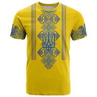 Vyshyvanka Day T Shirt Ukrainian Folk Traditions Pattern Yellow Version