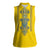 Vyshyvanka Day Women Sleeveless Polo Shirt Ukrainian Folk Traditions Pattern Yellow Version
