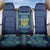 Vyshyvanka Day Back Car Seat Cover Ukrainian Folk Traditions Pattern Blue Version