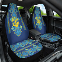 Vyshyvanka Day Car Seat Cover Ukrainian Folk Traditions Pattern Blue Version