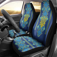 Vyshyvanka Day Car Seat Cover Ukrainian Folk Traditions Pattern Blue Version