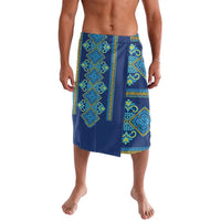 Vyshyvanka Day Lavalava Ukrainian Folk Traditions Pattern Blue Version
