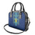 Vyshyvanka Day Shoulder Handbag Ukrainian Folk Traditions Pattern Blue Version