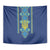 Vyshyvanka Day Tapestry Ukrainian Folk Traditions Pattern Blue Version