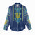 Vyshyvanka Day Women Casual Shirt Ukrainian Folk Traditions Pattern Blue Version