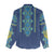Vyshyvanka Day Women Casual Shirt Ukrainian Folk Traditions Pattern Blue Version