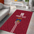 Custom Latvia Football Area Rug Latvijas Go Champion Folk Pattern