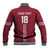 Custom Latvia Football Baseball Jacket Latvijas Go Champion Folk Pattern