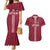 Custom Latvia Football Couples Matching Mermaid Dress and Hawaiian Shirt Latvijas Go Champion Folk Pattern